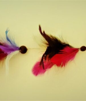 Boucles d'oreilles en plumes