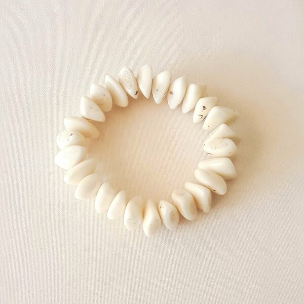 Bracelet ivoire blanc