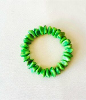 Bracelet ivoire vert
