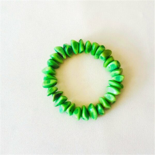 Bracelet ivoire vert