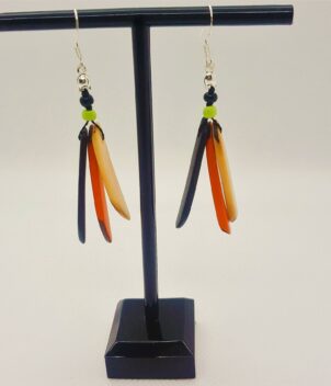 Boucles jarina orange