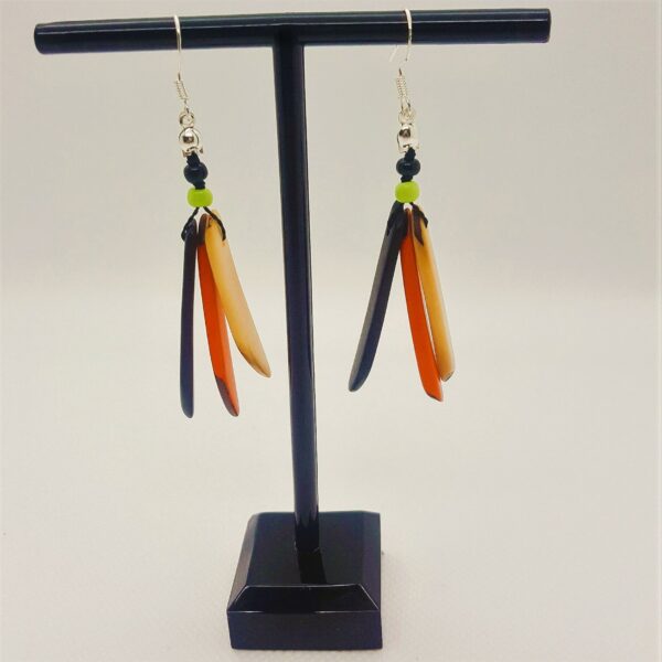Boucles jarina orange