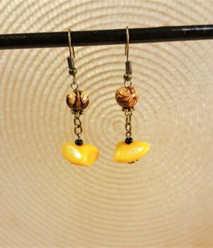 Boucles en graine d'açai