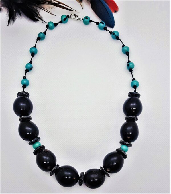 Collier bleu turquoise