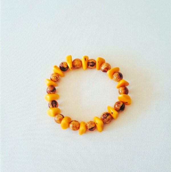 Bracelet jaune naturel