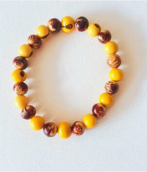 Bracelet naturel jaune