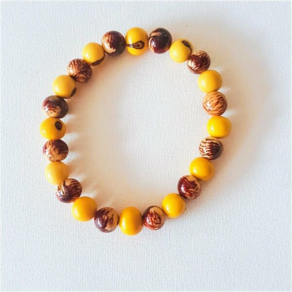 Bracelet naturel jaune