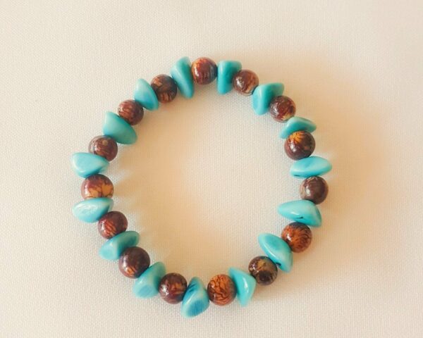 Bracelet bleu naturel
