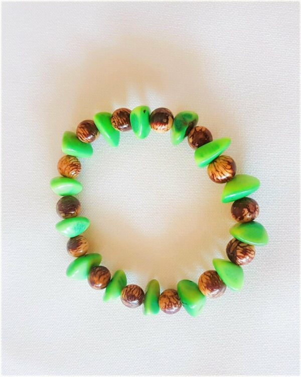 Bracelet vert naturel