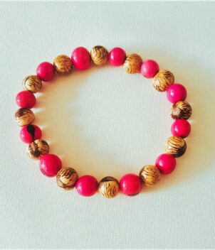 Bracelet rose naturel