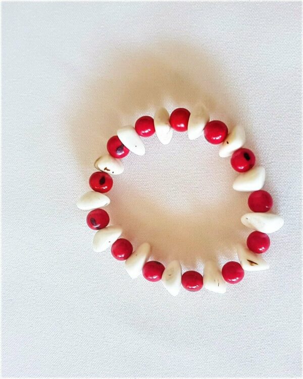 Bracelet rouge blanc