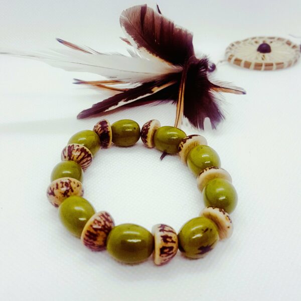 Bracelet olive naturel – Image 2