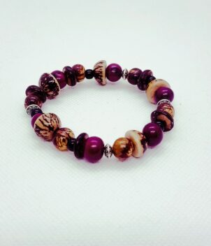 Bracelet mauve naturel