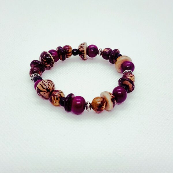 Bracelet mauve naturel