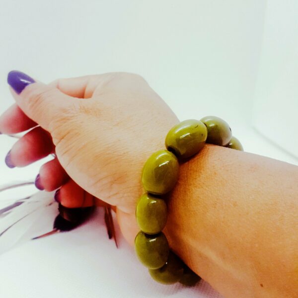 Bracelet couleur olive – Image 2
