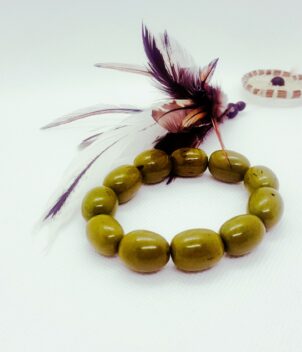 Bracelet couleur olive