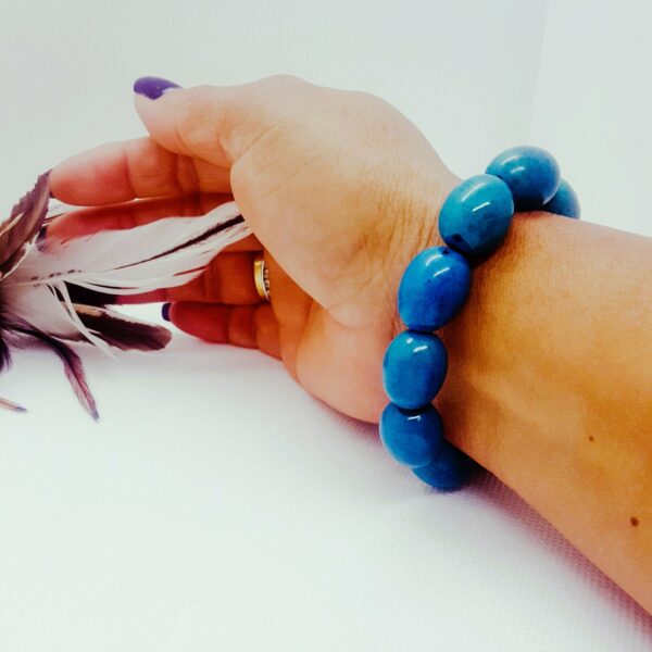 Bracelet bleu turquoise – Image 3