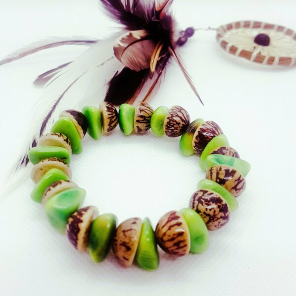 Bracelet vert naturel