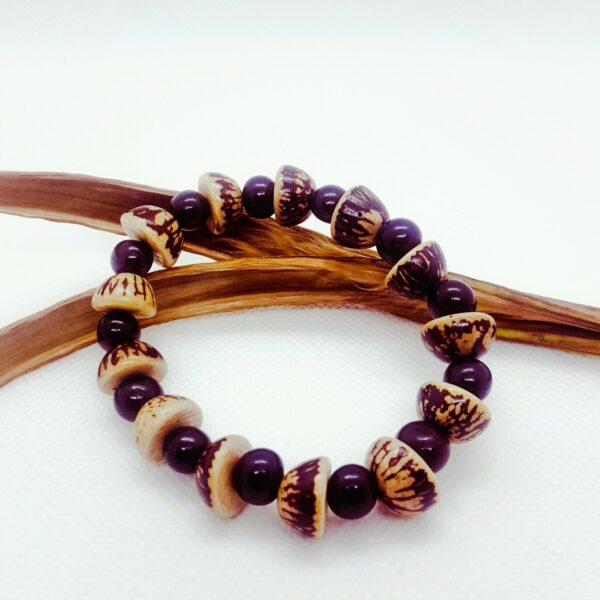 Bracelet noir naturel – Image 2