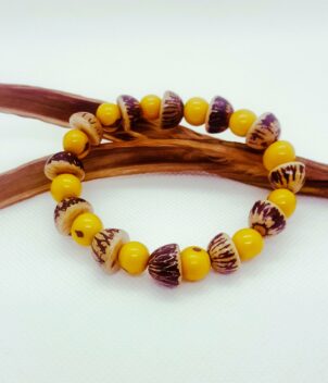 Bracelet jaune naturel