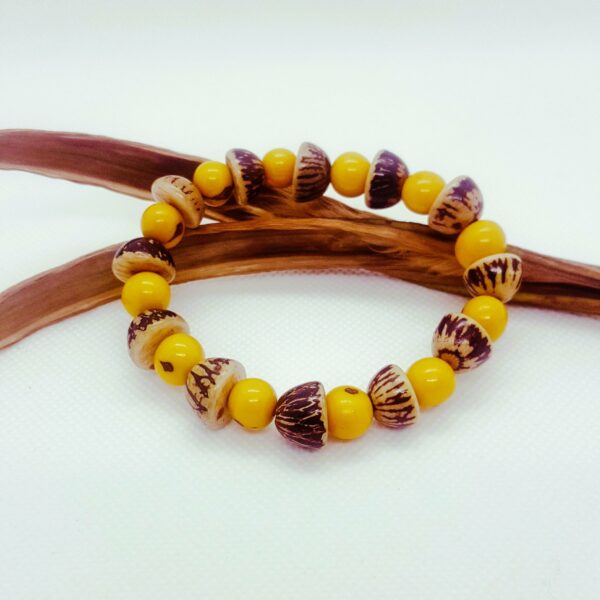 Bracelet jaune naturel
